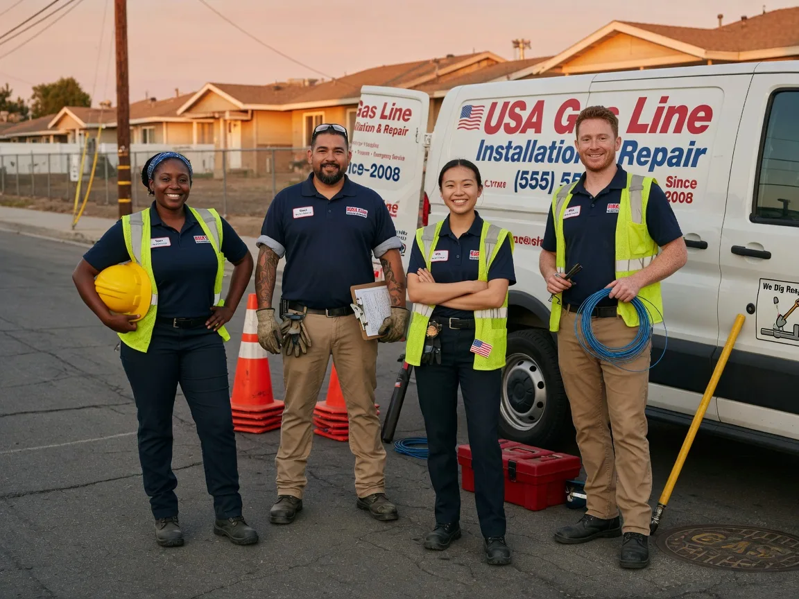 Gas Line Installation company in Olin, IA